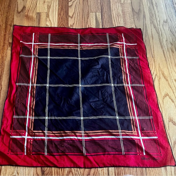 Fisba Stoffels Vintage Square Scarf - 26x26 - Picture 5 of 6